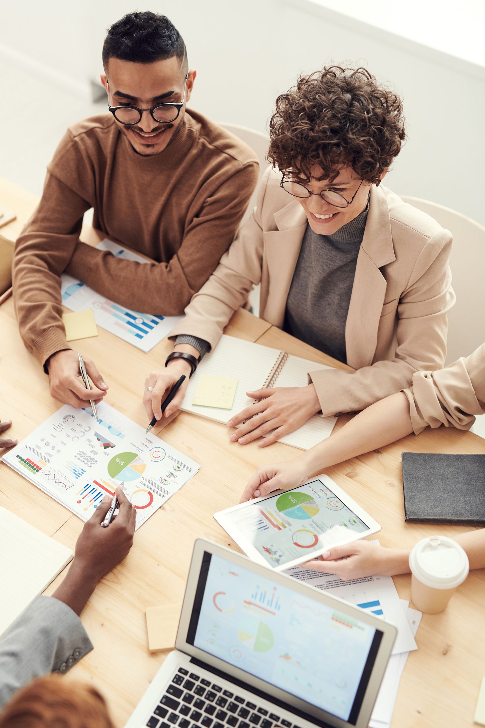 Investor reviewing portfolio risk and financial goals